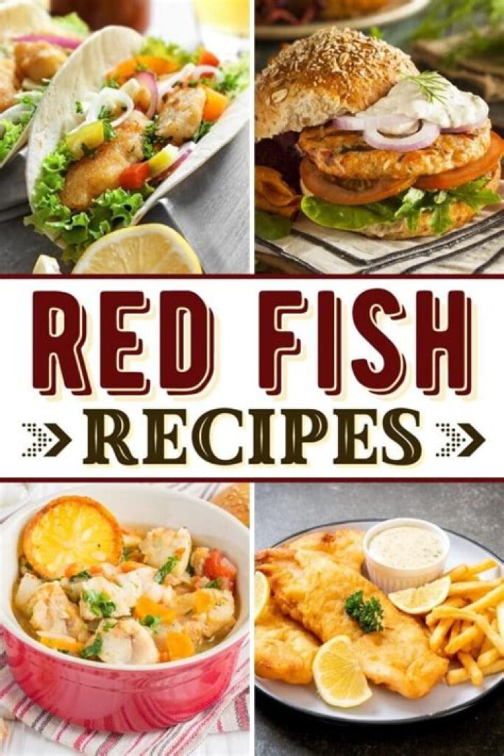 What goes good with redfish?
