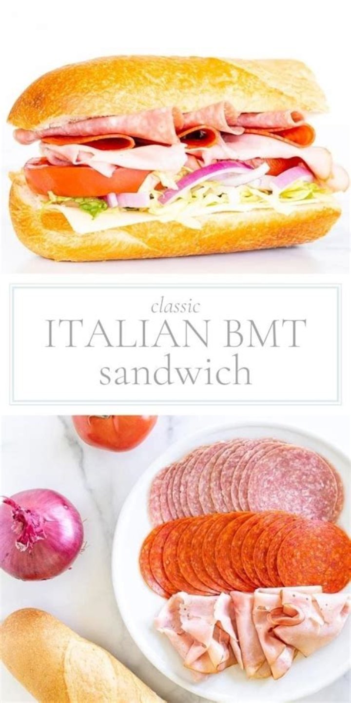 What goes on a BMT sandwich?