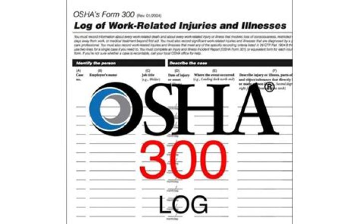 What goes on an OSHA 300 log?