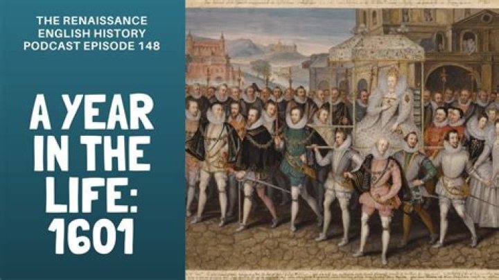 What happened in the year 1601?