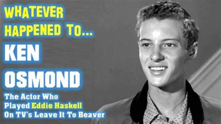 What happened to actor Ken Osmond?