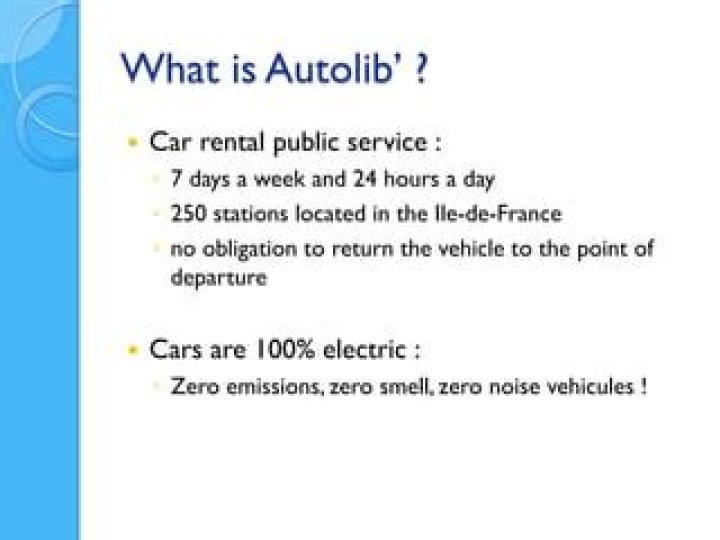 What happened to Autolib?