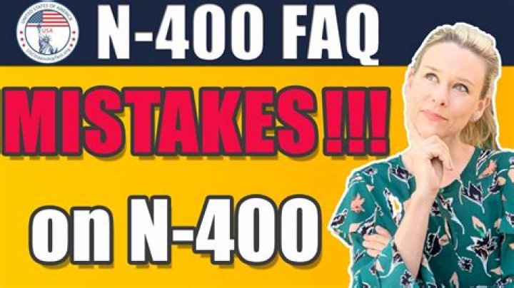 What happens if I made a mistake on my n400 application?