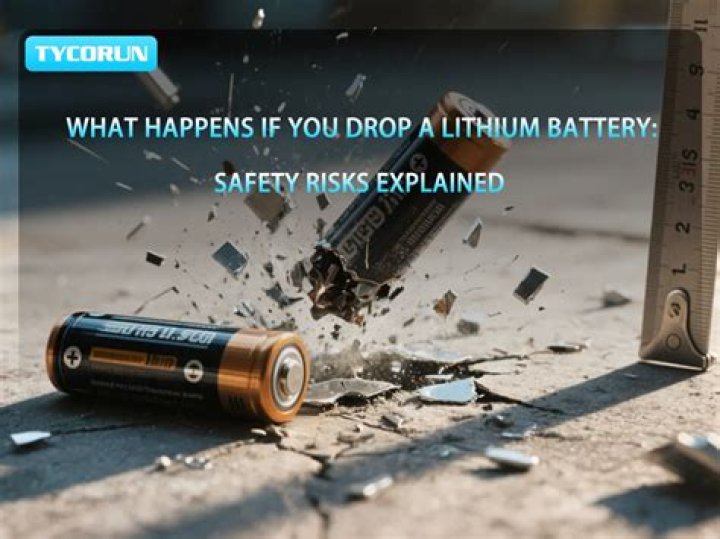 What happens if you drop a battery?