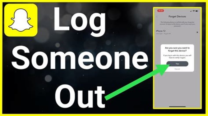 What happens if you get logged out of Snapchat?