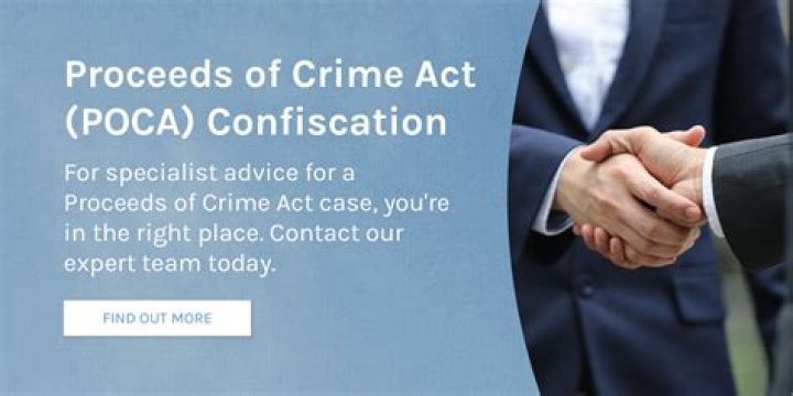 What happens to money seized under proceeds of crime?