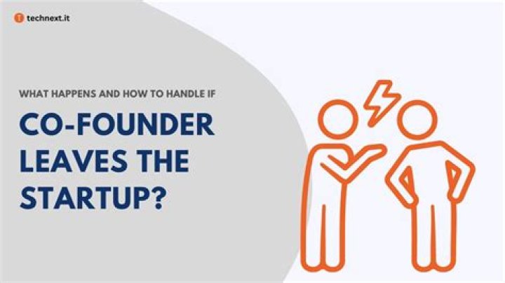 What happens when a co founder leaves?