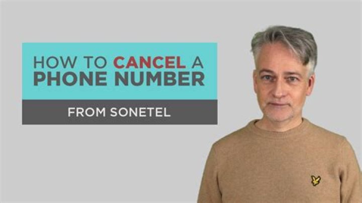 What happens when you cancel a phone number?
