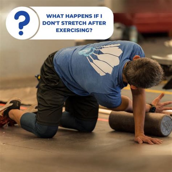 What happens when you don't stretch after a workout?