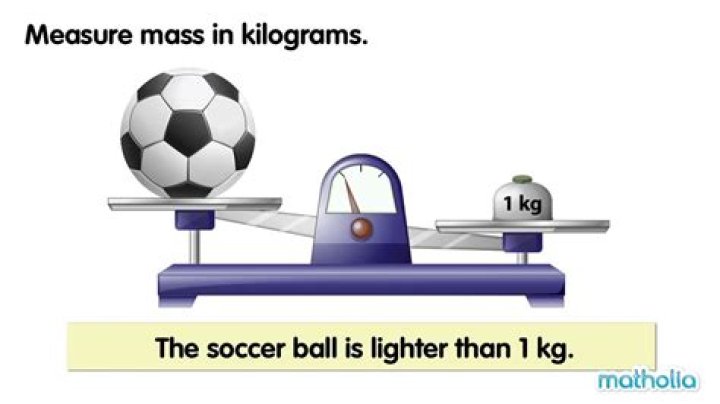 What has a mass of 3 kilograms?