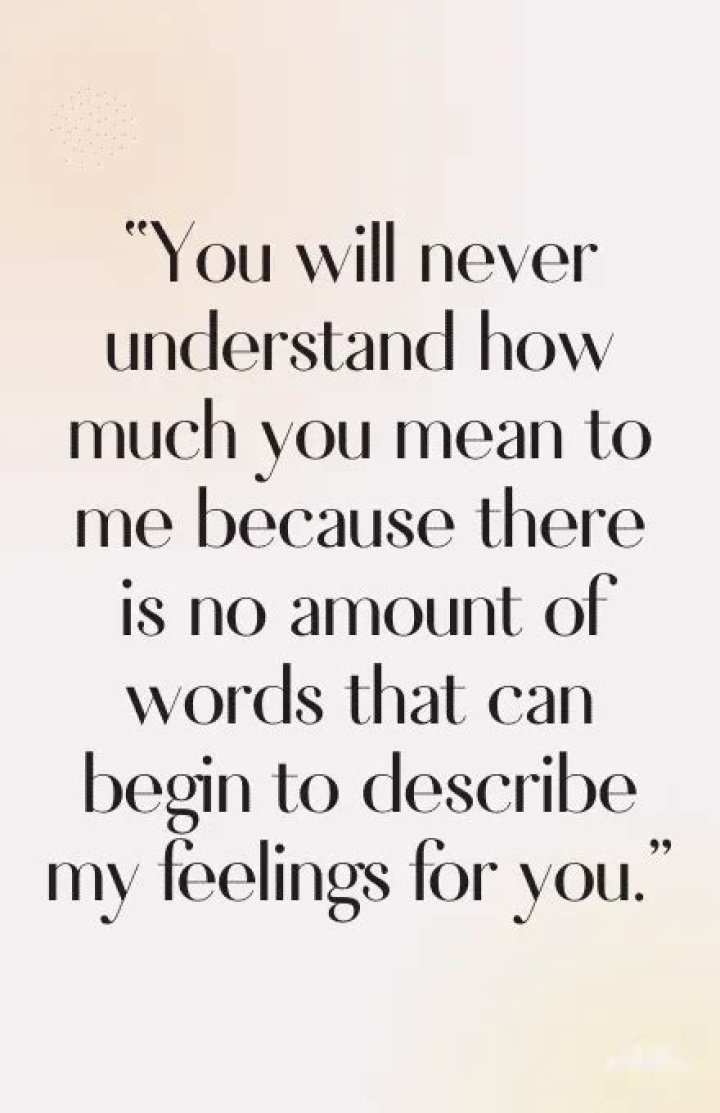 What he means to me quotes?