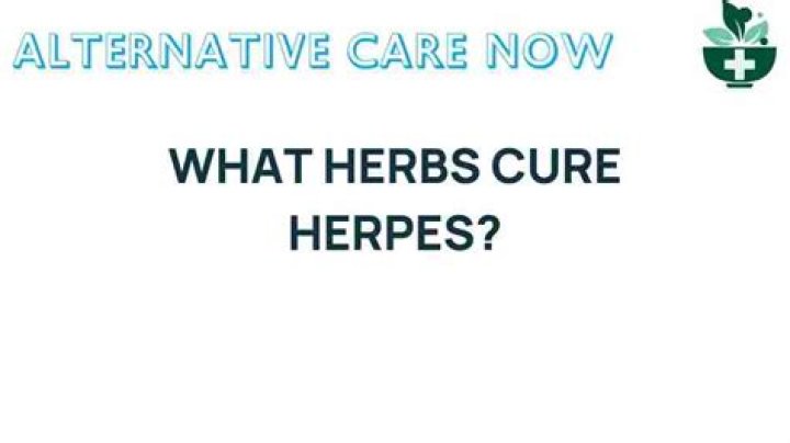 What herbs cure herpes?