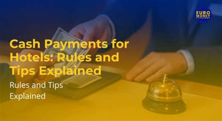 What hotels allow cash?