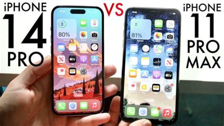 What iOS does the iPhone 11 Pro Max have?