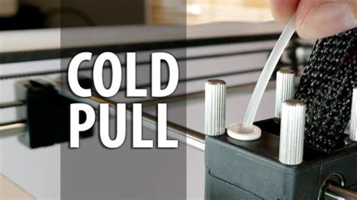 What is a cold pull in 3d printing?