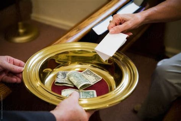 What is a collection plate?