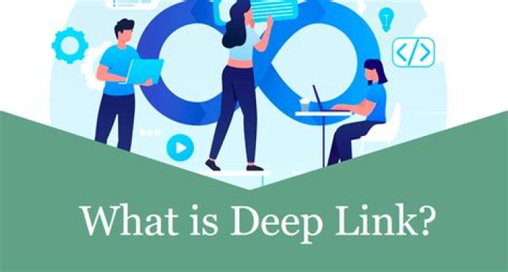 What is a deep link used for?