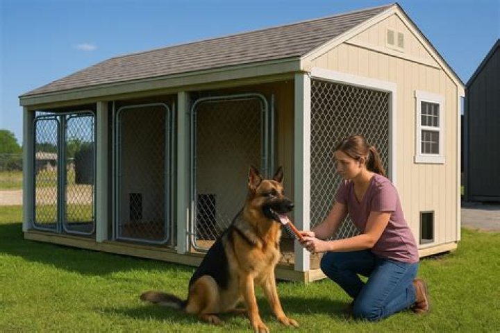 What is a dog run cabin?