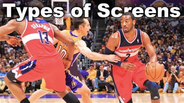 What is a double screen in basketball?
