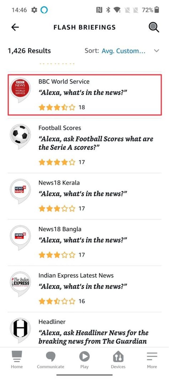 What is a flash briefing on Alexa?