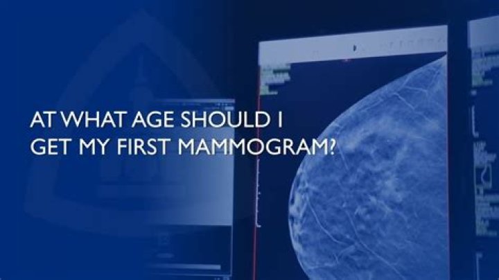 What is a good age to get a mammogram?