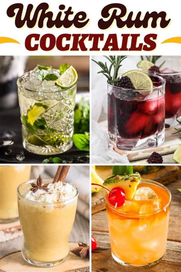What is a good mixer for white rum?