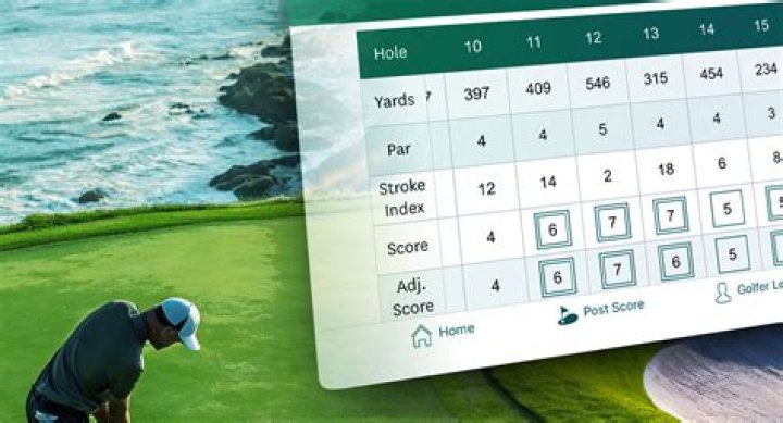 What is a good score to shoot in golf?