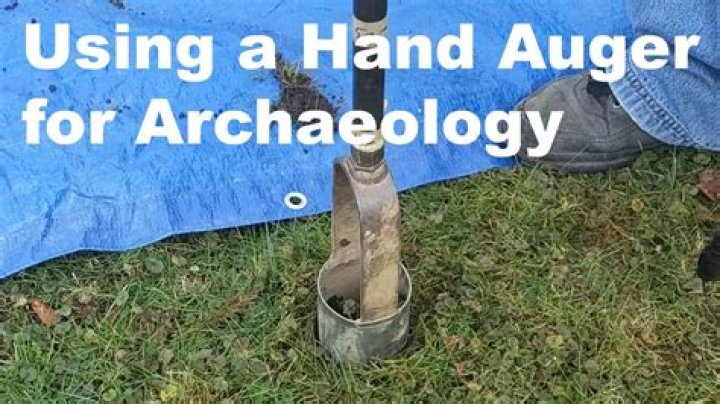 What is a hand auger?