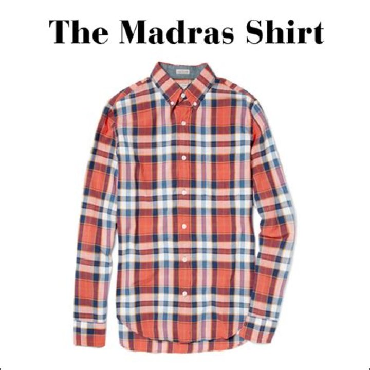 What is a madras shirt in the outsiders?