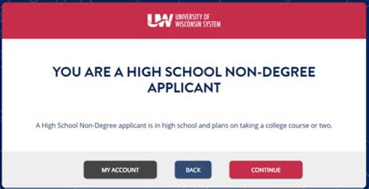 What is a non-degree applicant?