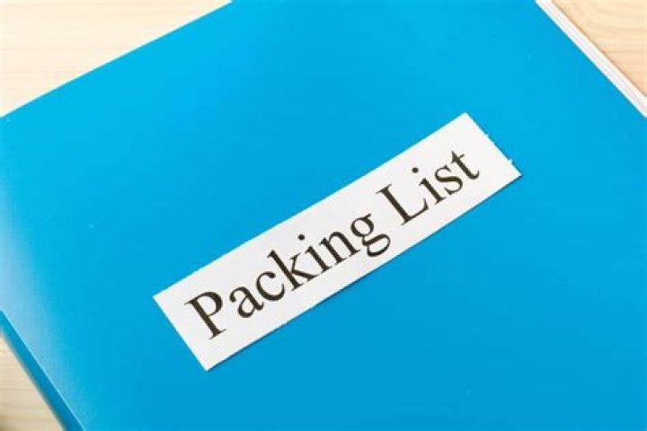 What is a packing list definition?