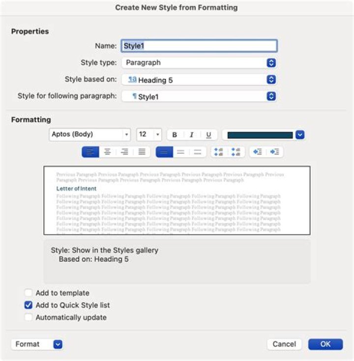 What is a paragraph style?