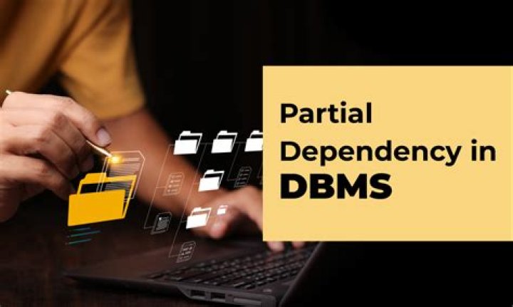 What is a partial dependency in a database?