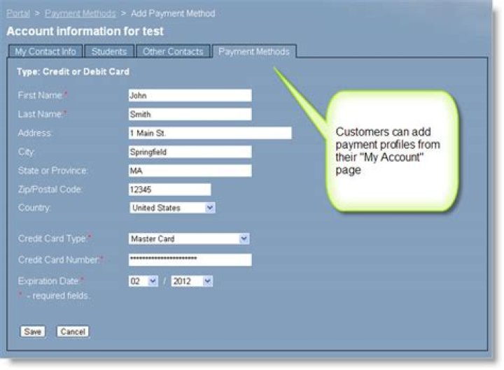What is a payment profile?