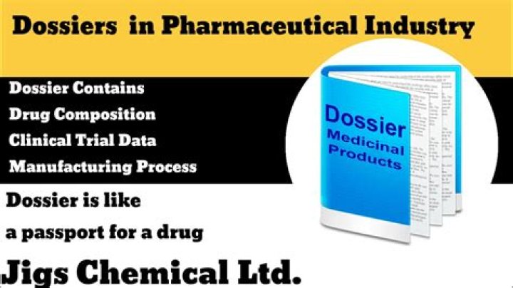 What is a pharma dossier?