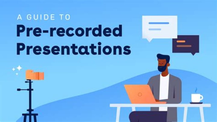 What is a pre recorded message?
