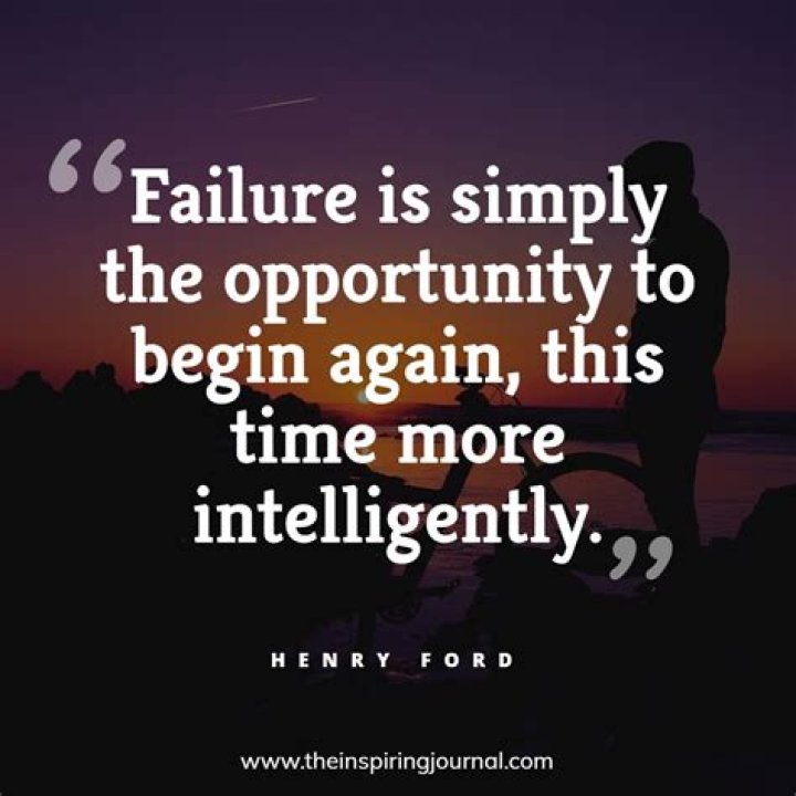 What is a quote for failure?