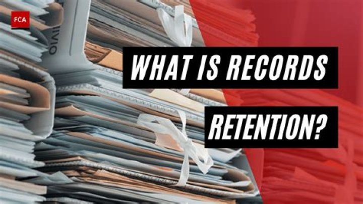 What is a record retention?