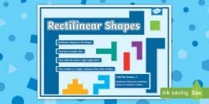 What is a rectilinear shape?