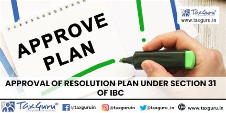 What is a resolution plan under IBC?