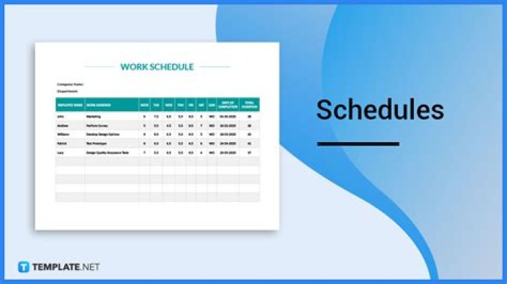 What is a Schedule G?