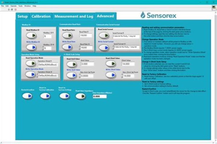 What is a sensor user interface?
