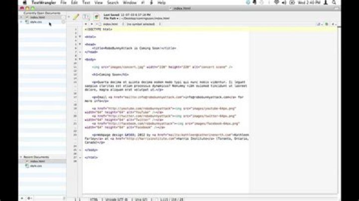What is a stylesheet in HTML?