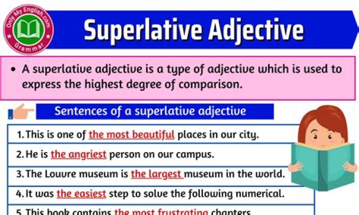 What is a superlative adjective example?
