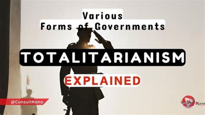 What is a totalitarian government characterized by?