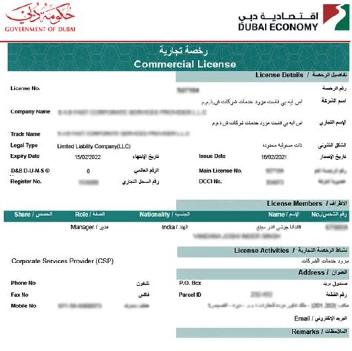 What is a trade license in Dubai?