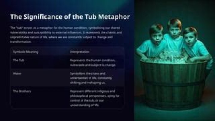 What is a tub metaphor?