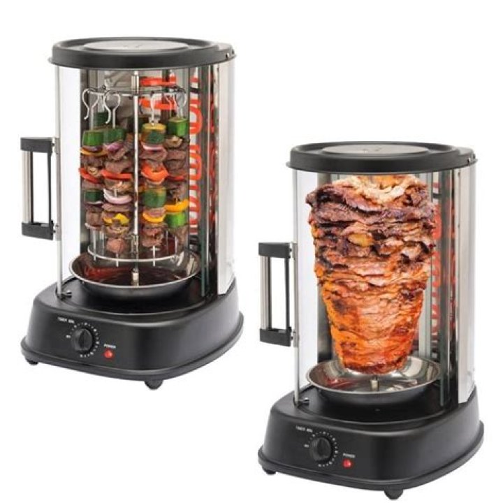 What is a vertical rotisserie called?