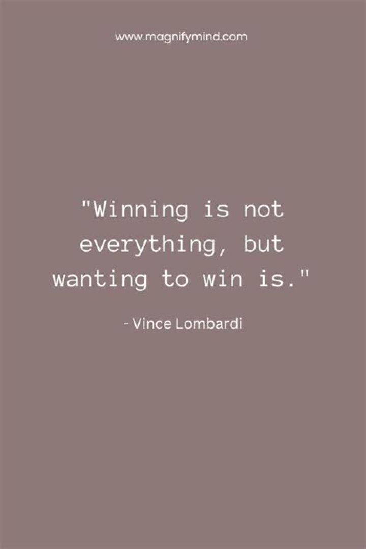 What is a winning mentality?