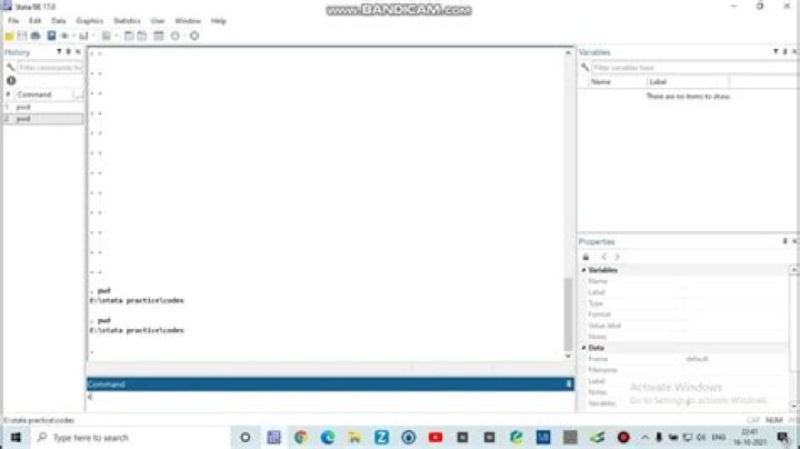 What is a working directory in Stata?